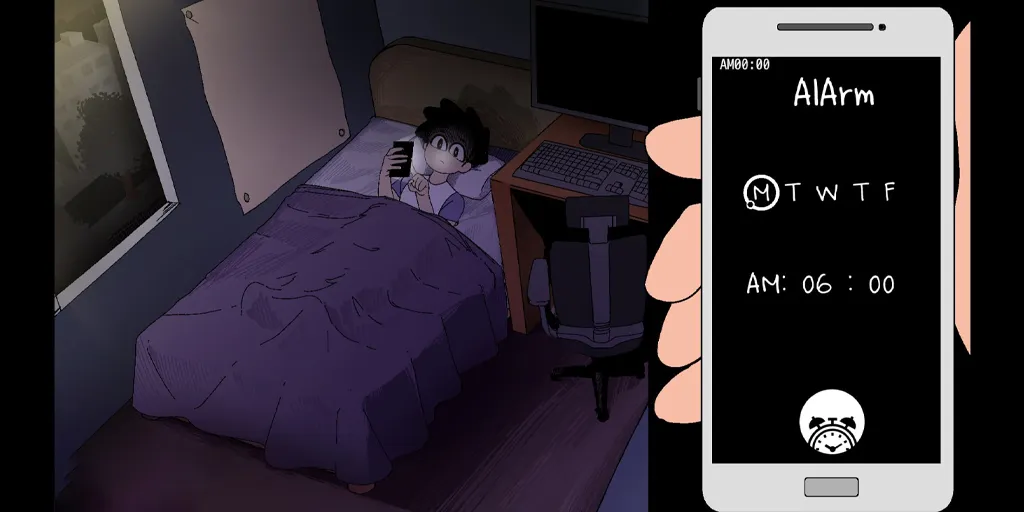 图片[1]-ALARM DEVELOP Ver0.4 双端PC+JOI模拟器 深夜躲避继母手机聊天-游软件 - 网络资源下载基地！